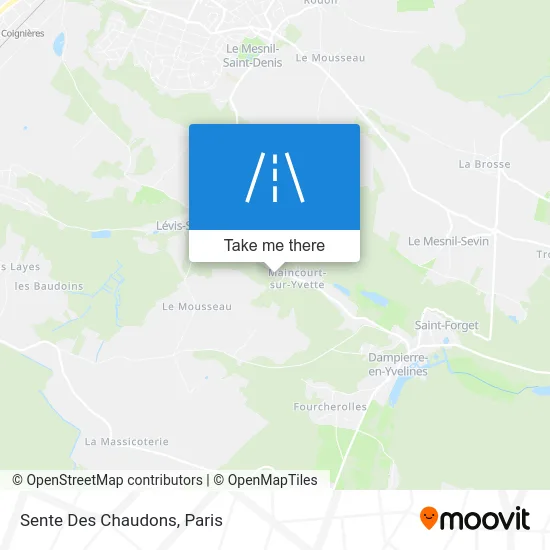 Sente Des Chaudons map