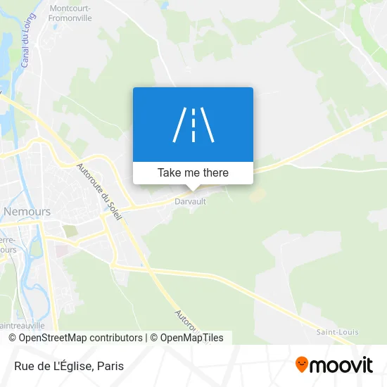 Rue de L'Église map