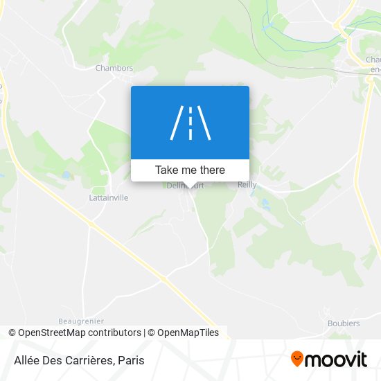 Allée Des Carrières map