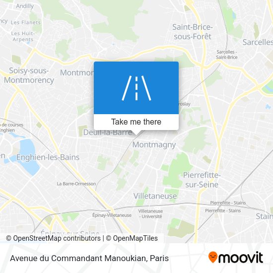 Avenue du Commandant Manoukian map