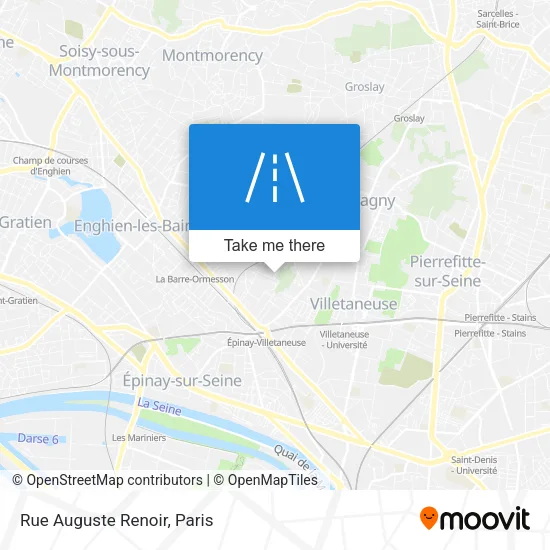 Rue Auguste Renoir map