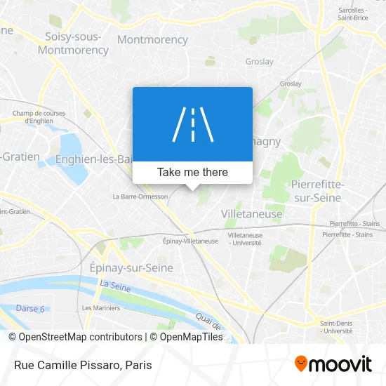 Rue Camille Pissaro map