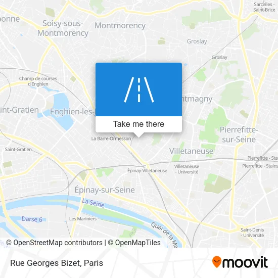 Rue Georges Bizet map