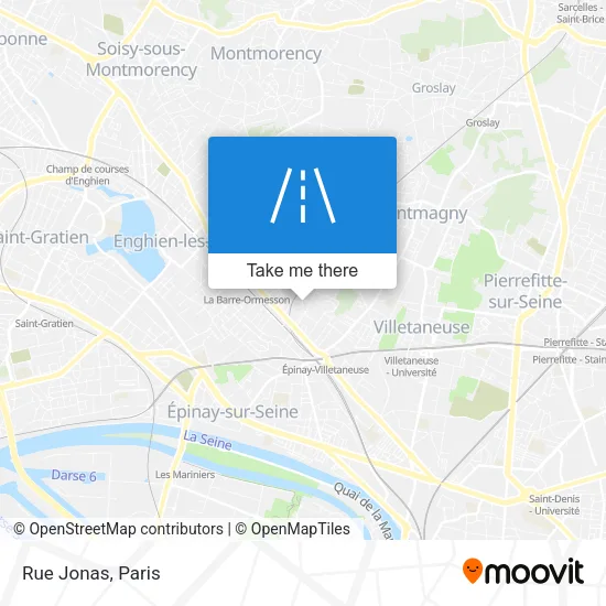 Rue Jonas map