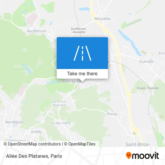 Allée Des Platanes map