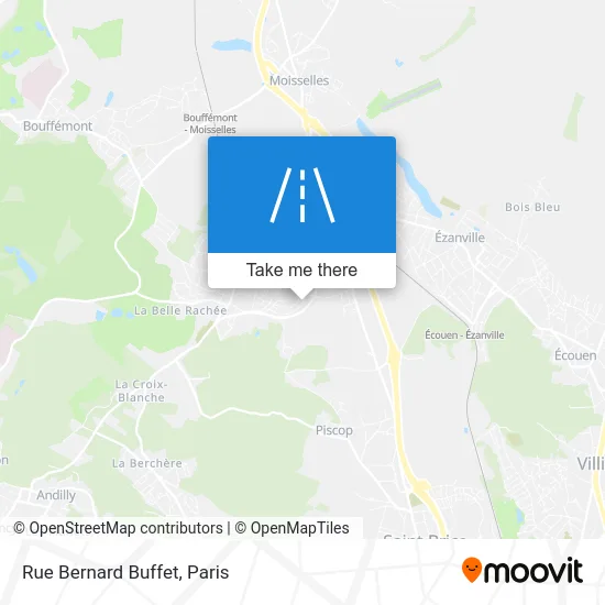 Rue Bernard Buffet map