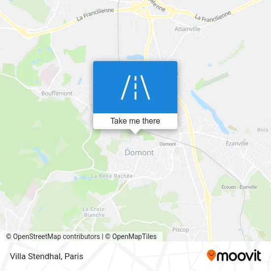 Villa Stendhal map