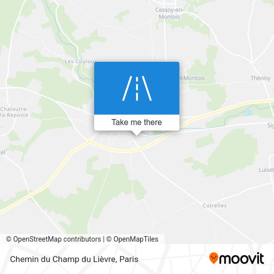 Chemin du Champ du Lièvre map