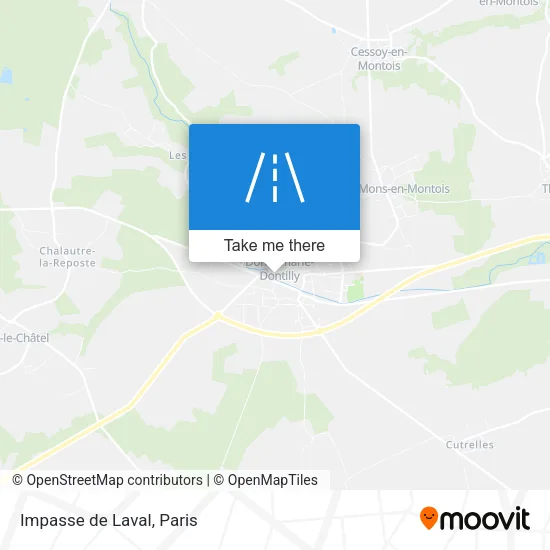 Impasse de Laval map