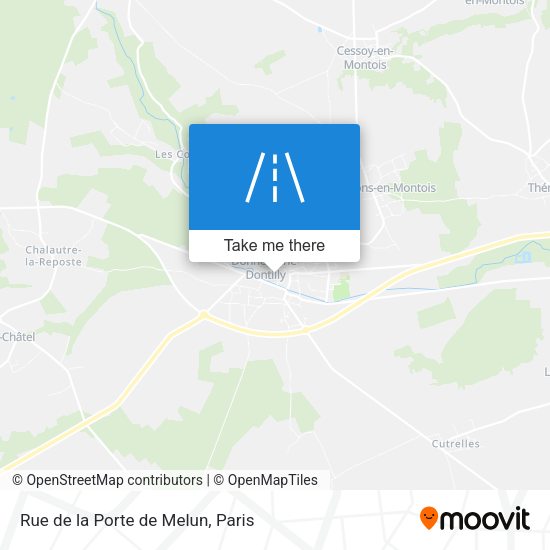 Rue de la Porte de Melun map
