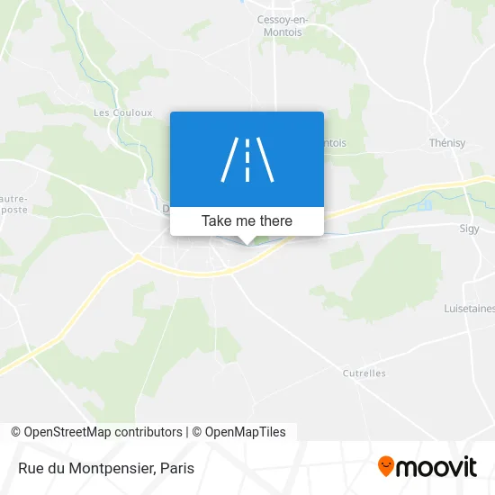 Rue du Montpensier map