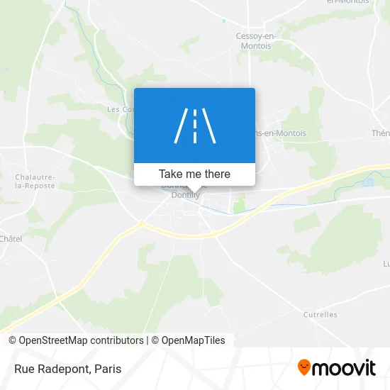 Mapa Rue Radepont