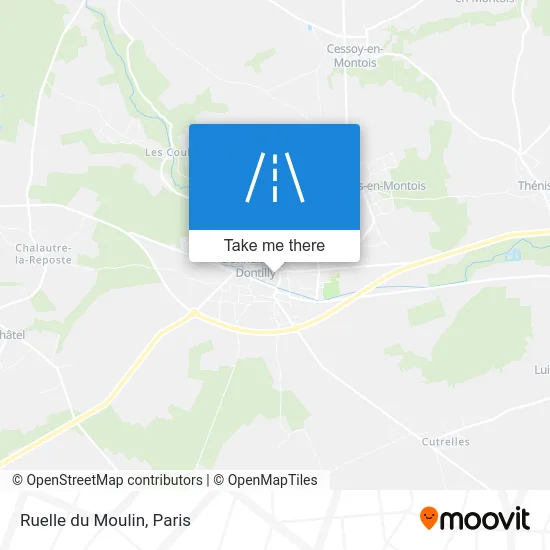 Mapa Ruelle du Moulin