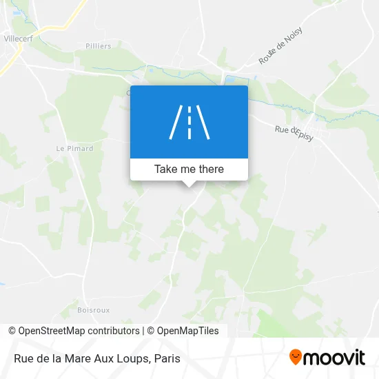 Rue de la Mare Aux Loups map