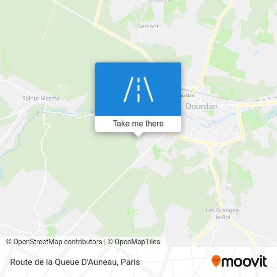 Route de la Queue D'Auneau map