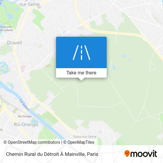 Chemin Rural du Détroit À Mainville map