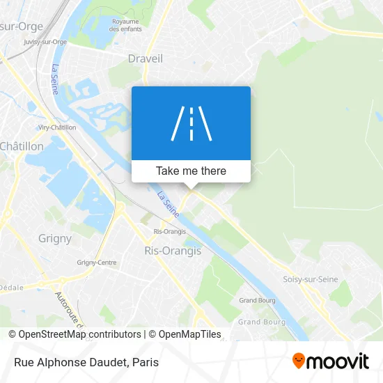 Mapa Rue Alphonse Daudet