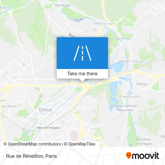 Rue de Réveillon map