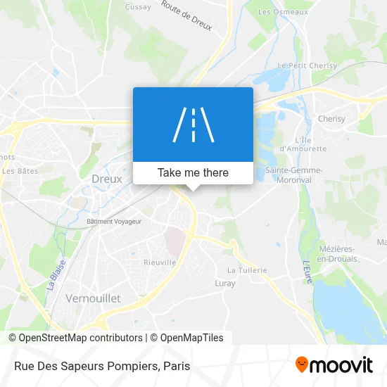 Rue Des Sapeurs Pompiers map