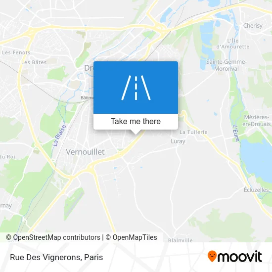 Rue Des Vignerons map