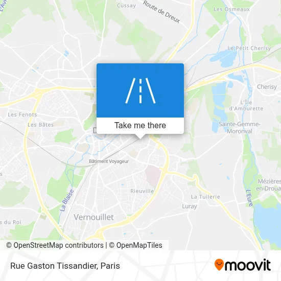 Rue Gaston Tissandier map