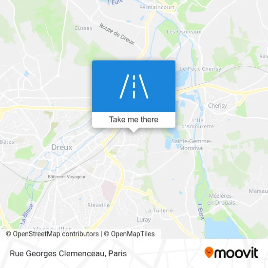 Rue Georges Clemenceau map
