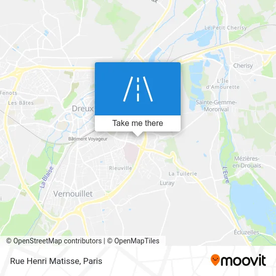 Rue Henri Matisse map