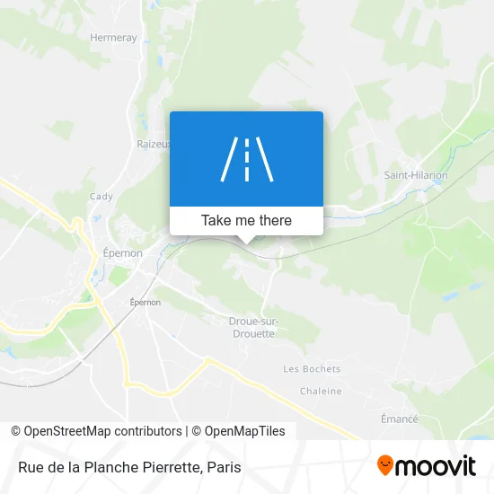 Rue de la Planche Pierrette map