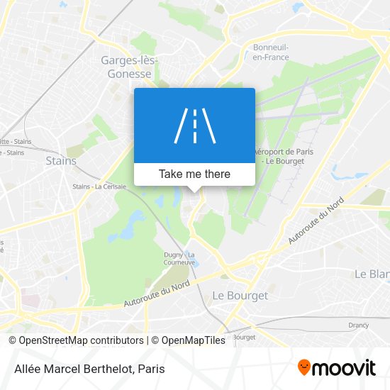 Allée Marcel Berthelot map