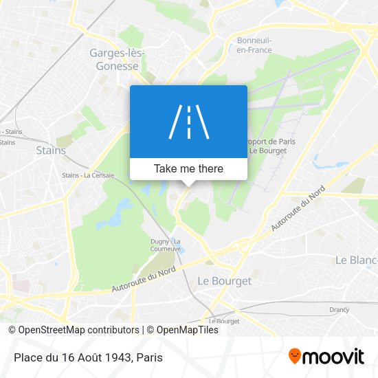 Place du 16 Août 1943 map