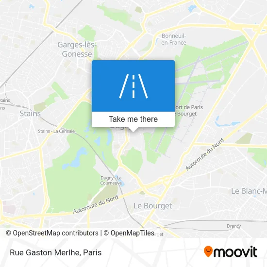 Rue Gaston Merlhe map