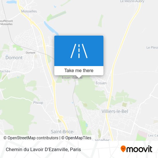 Chemin du Lavoir D'Ezanville map