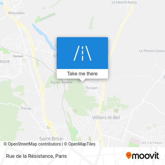Rue de la Résistance map