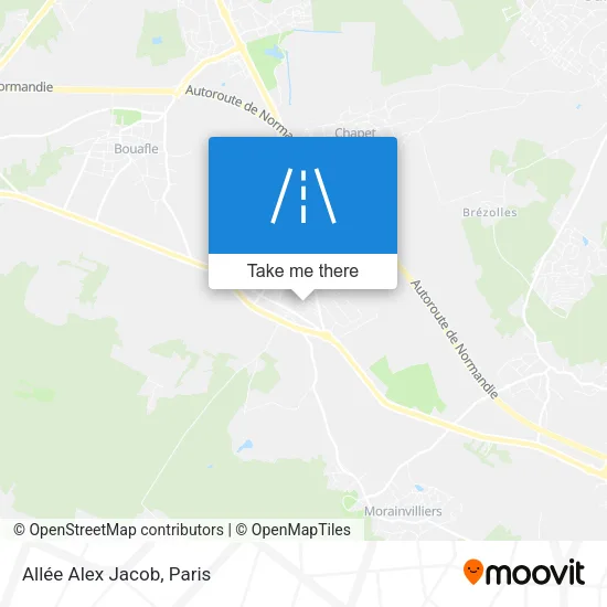 Mapa Allée Alex Jacob