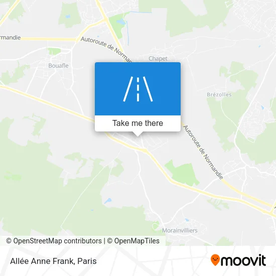 Allée Anne Frank map