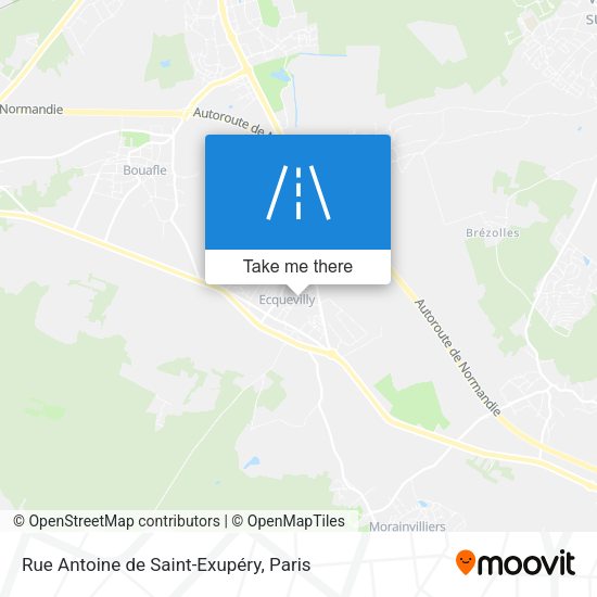 Rue Antoine de Saint-Exupéry map