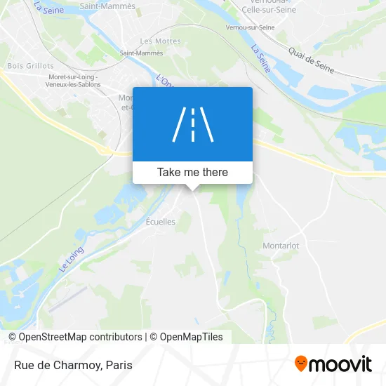 Rue de Charmoy map