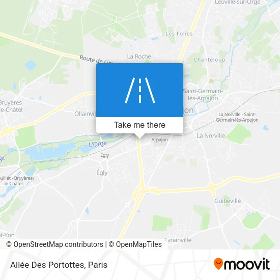 Allée Des Portottes map