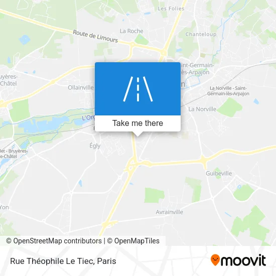 Rue Théophile Le Tiec map
