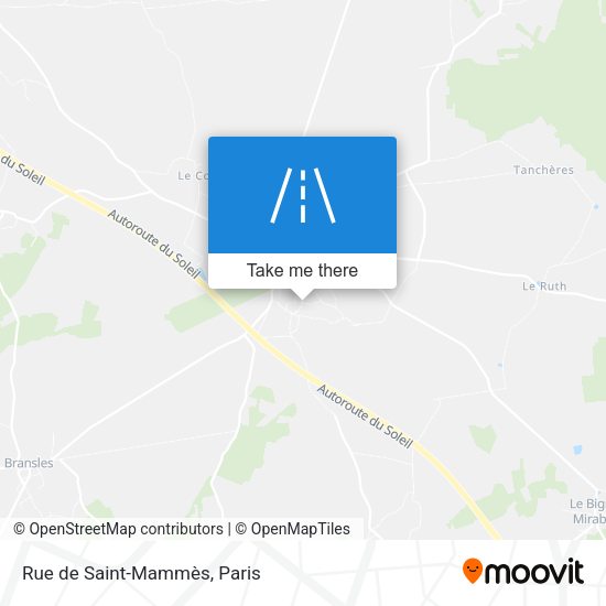 Rue de Saint-Mammès map