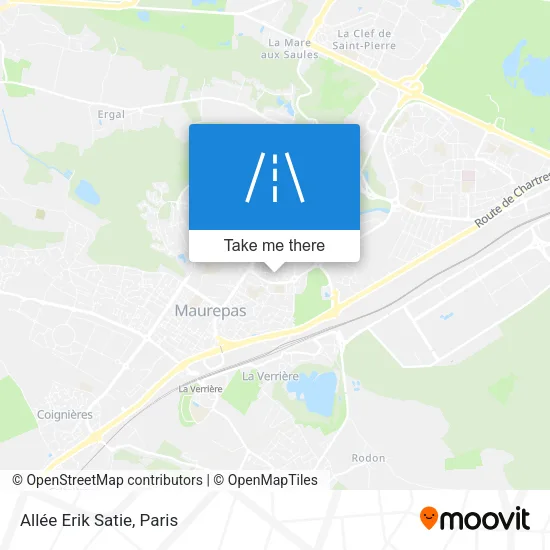 Allée Erik Satie map