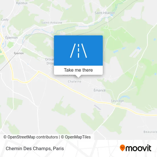 Chemin Des Champs map