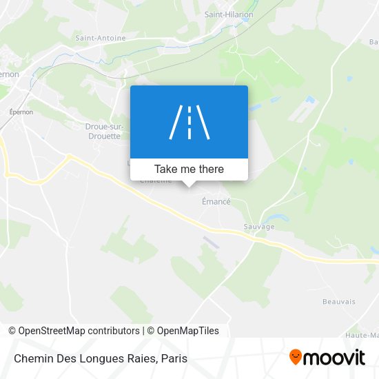 Chemin Des Longues Raies map