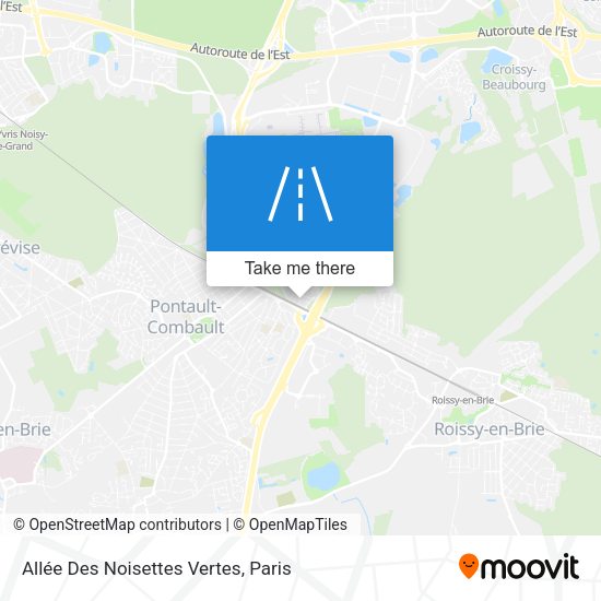 Allée Des Noisettes Vertes map