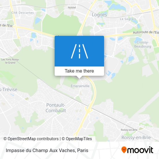Impasse du Champ Aux Vaches map