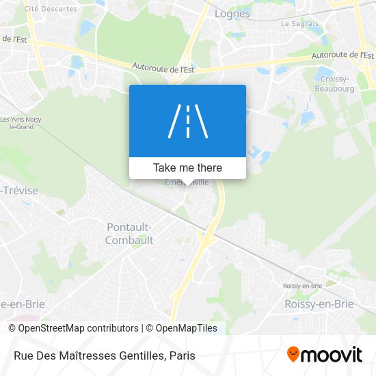 Rue Des Maîtresses Gentilles map