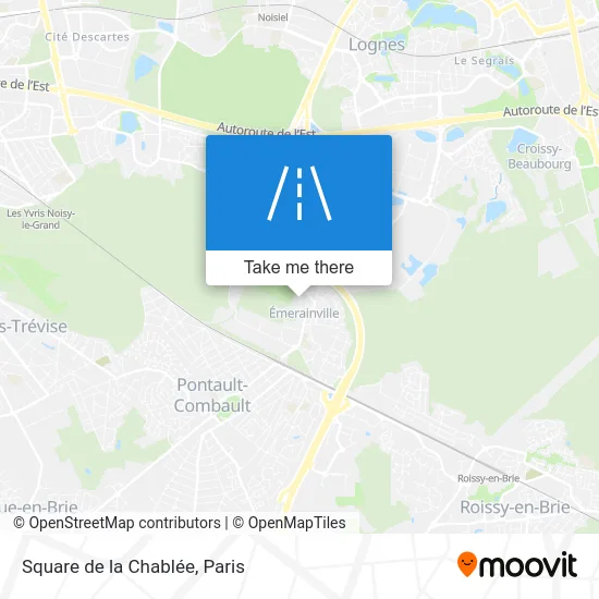 Square de la Chablée map