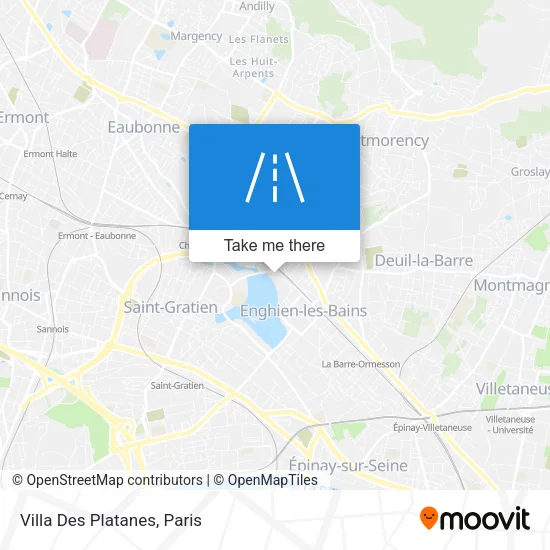 Villa Des Platanes map