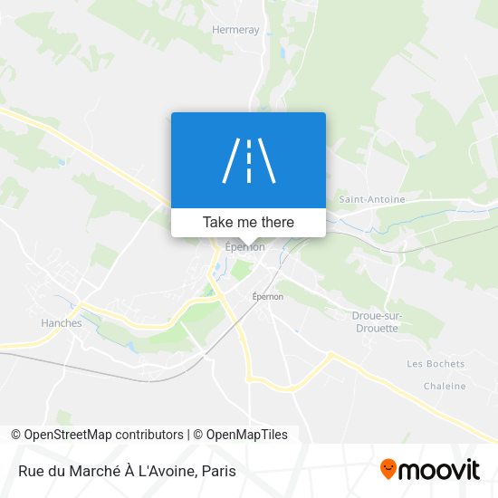 Rue du Marché À L'Avoine map