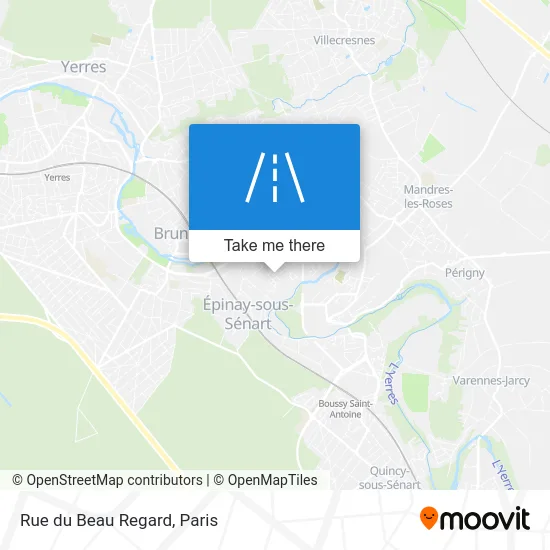 Rue du Beau Regard map